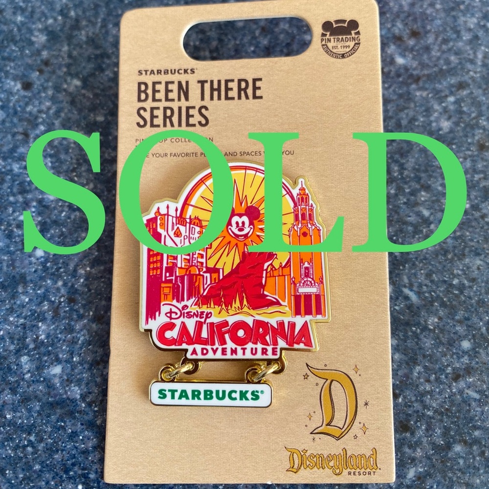 DCA Disney Starbucks Been There Pin